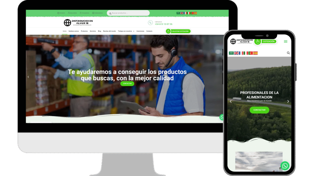 Diseño Web Distribuciones Almur 18